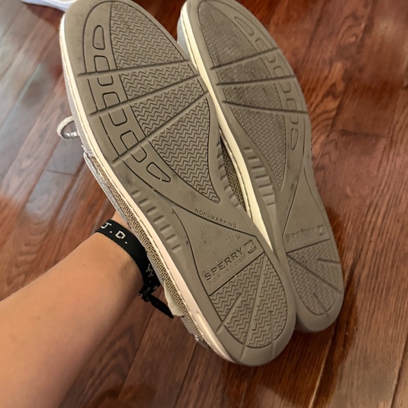 Sperry Light Gray Boat Shoes - Picture 5 of 6